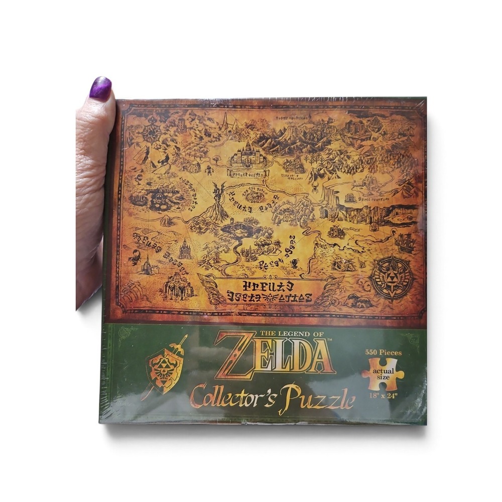 Legend of Zelda Hyrule Map Collector's Puzzle 550 Pieces USAopoly 0401